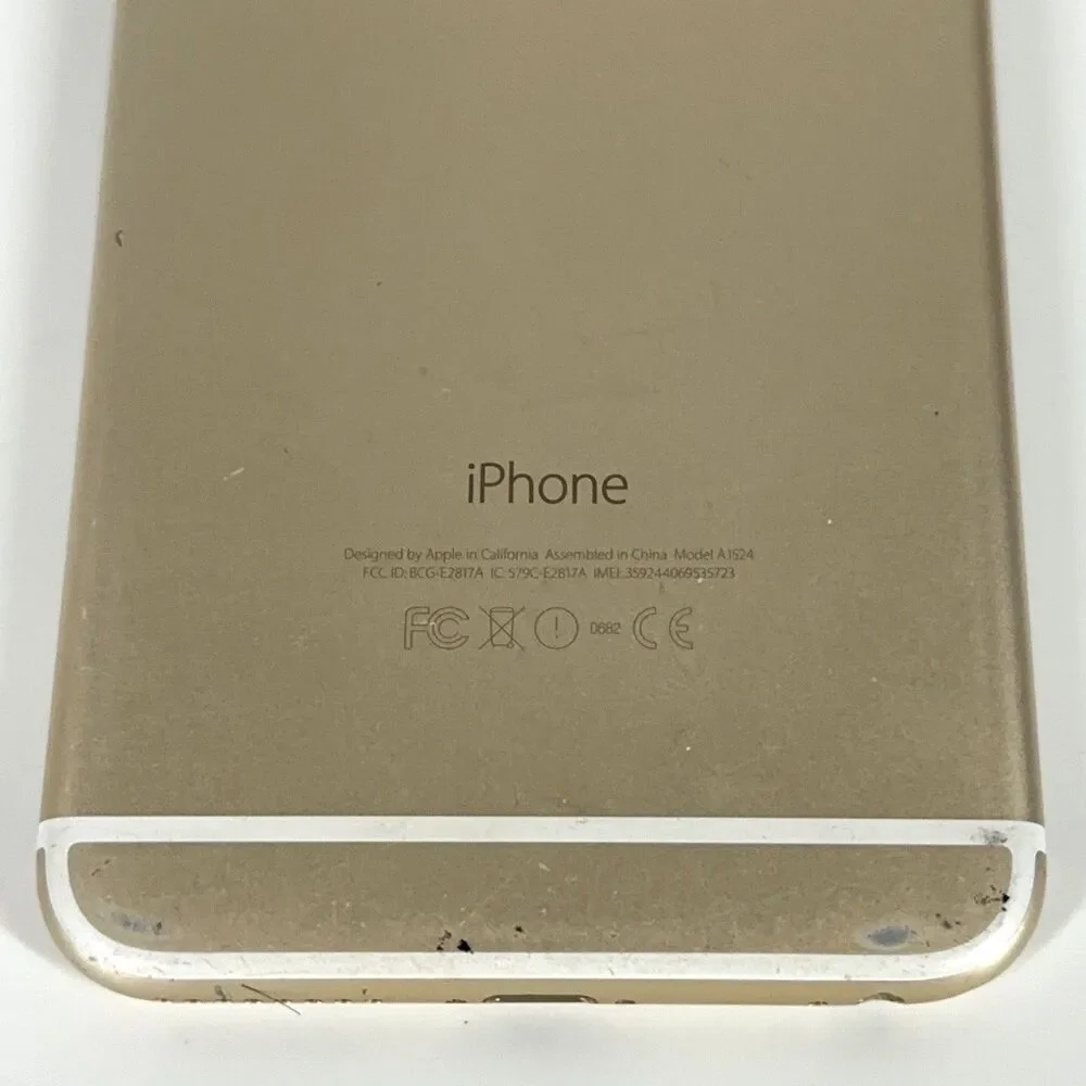 Apple iPhone 6 Plus 64gb A1524 Gold - No Power - Cracked - For Parts Only
